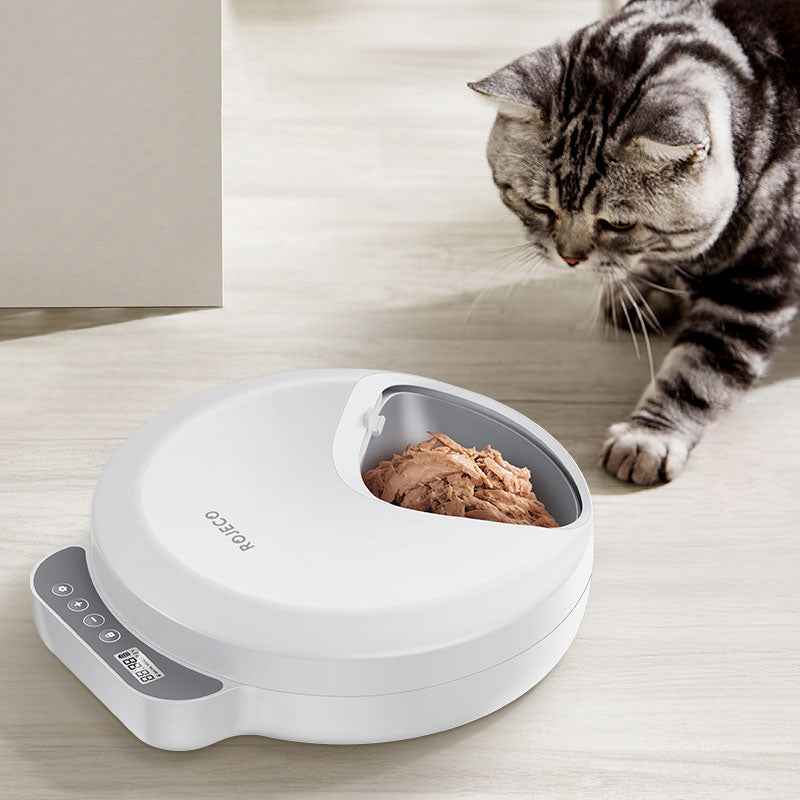 ROJECO F26 4‑Meal Cat Feeder