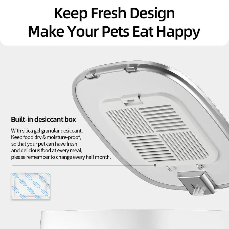 ROJECO 4L Smart Automatic Pet Feeder