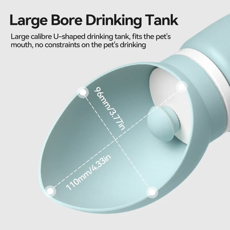 ROJECO Portable Pet Water Bottle - Leak-Proof & Foldable