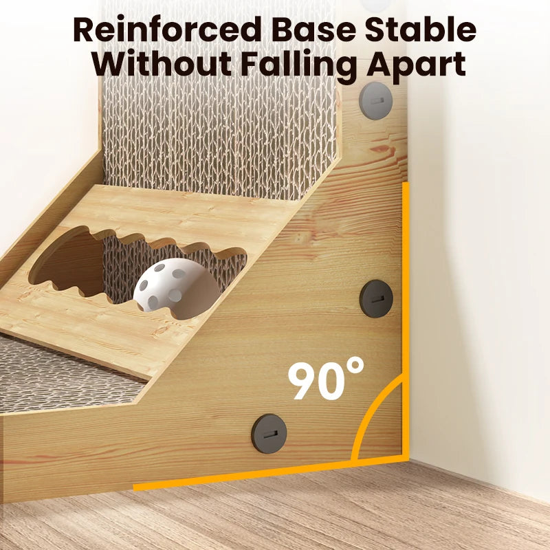 ROJECO L-Shaped Cat Scratcher Board