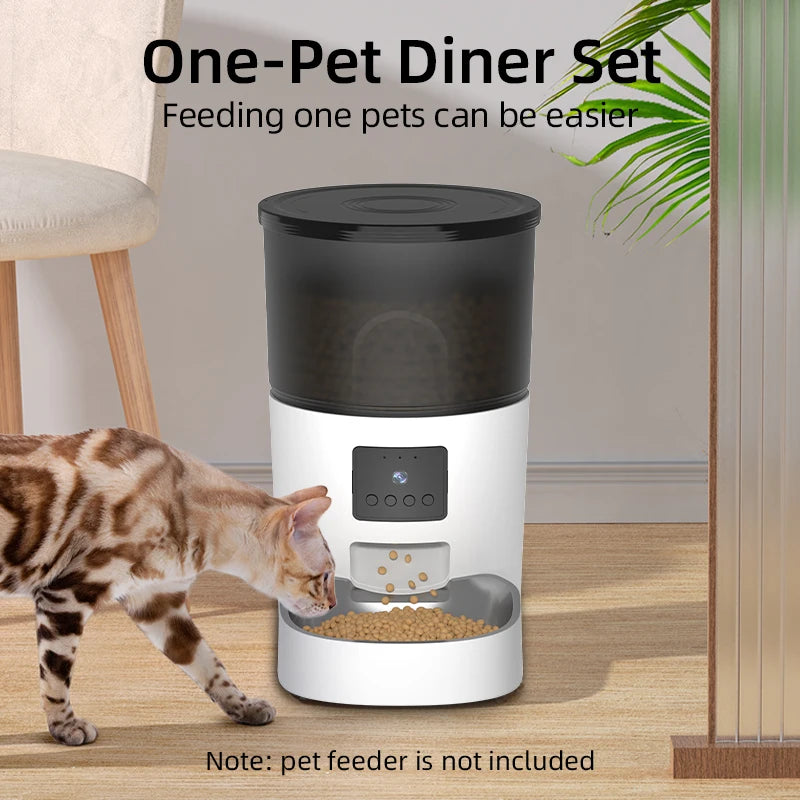 ROJECO Stainless Steel Feeder Bowl for 3L Automatic Pet Feeder
