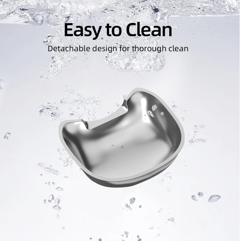 ROJECO Stainless Steel Feeder Bowl for 3L Automatic Pet Feeder