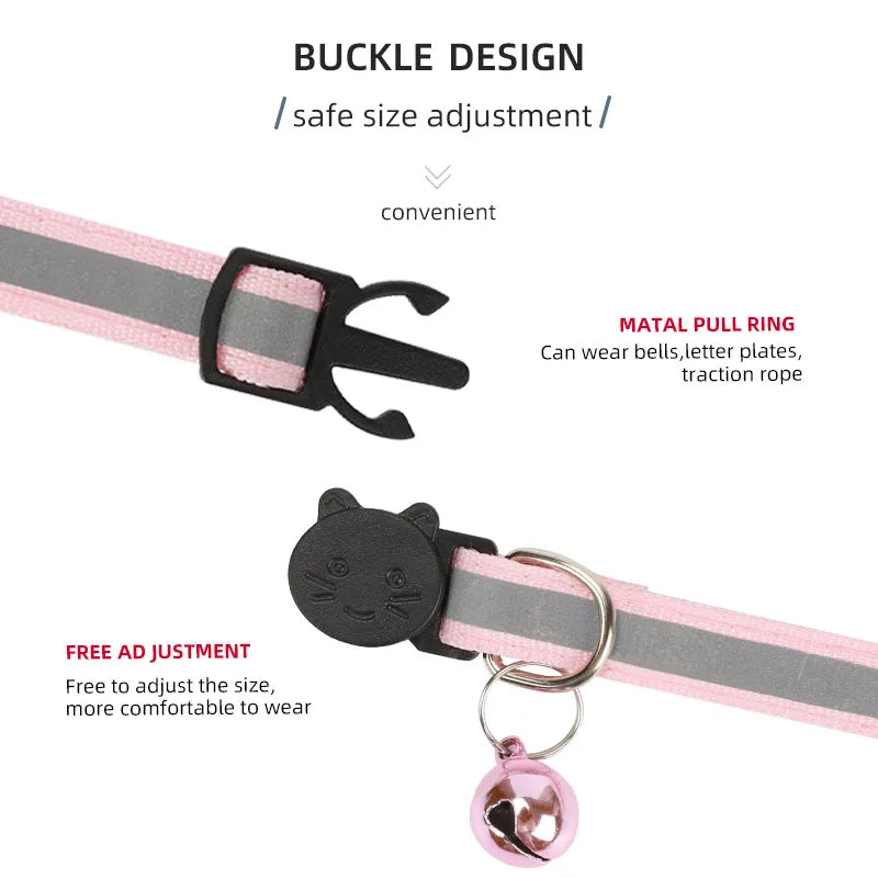 ROJECO Cartoon Safety Cat Collar