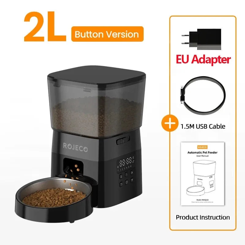 ROJECO Automatic Pet Feeder 2L