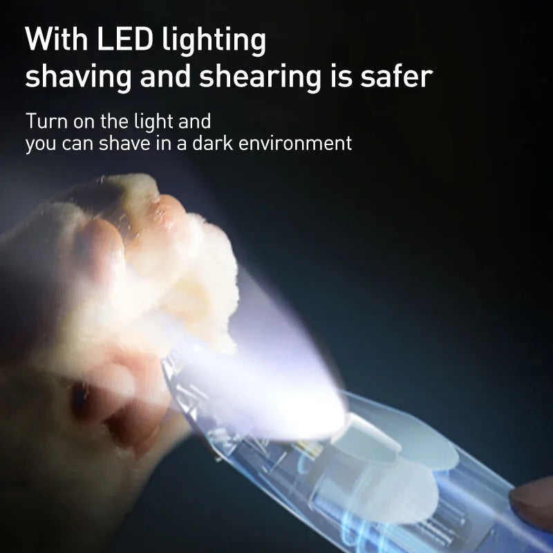 ROJECO 3 in 1 Pet Foot Hair Trimmer