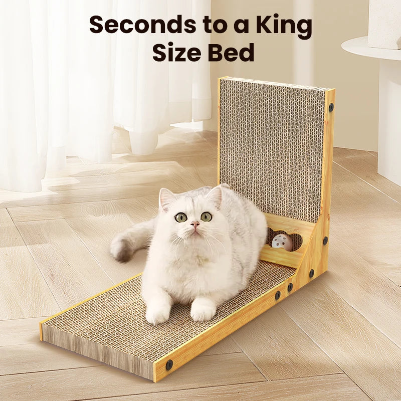 ROJECO L-Shaped Cat Scratcher Board