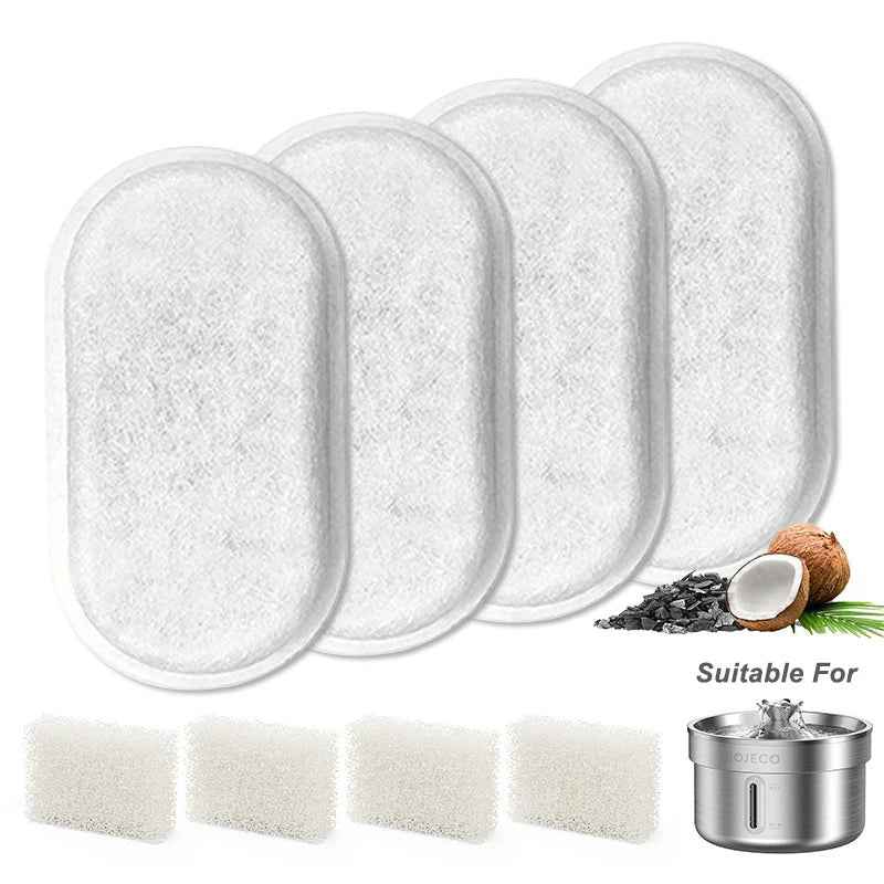 ROJECO 2L Stainless Steel Cat Fountain Replacement Filter