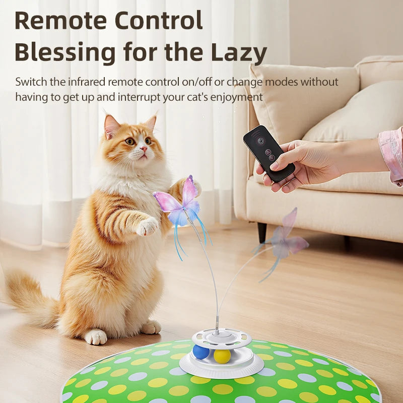 ROJECO 3-in-1 Hide & Seek Cat Toy