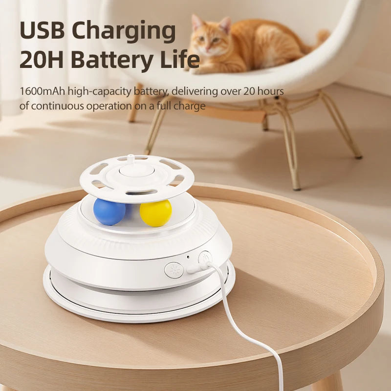 ROJECO 3-in-1 Hide & Seek Cat Toy