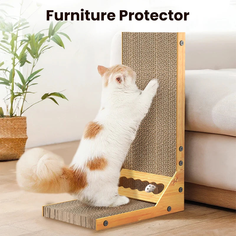 ROJECO L-Shaped Cat Scratcher Board