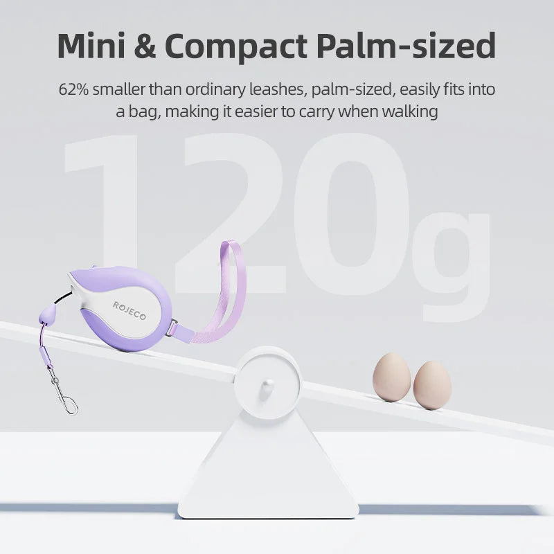 ROJECO Mini Retractable Dog Leash