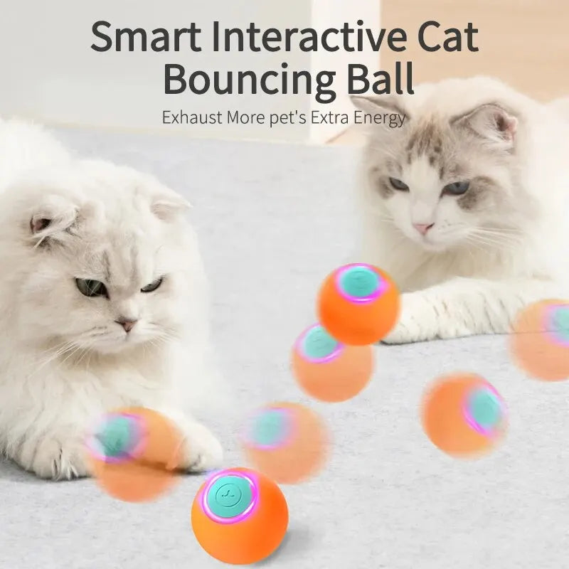 ROJECO Smart Interactive Cat Bouncing Ball