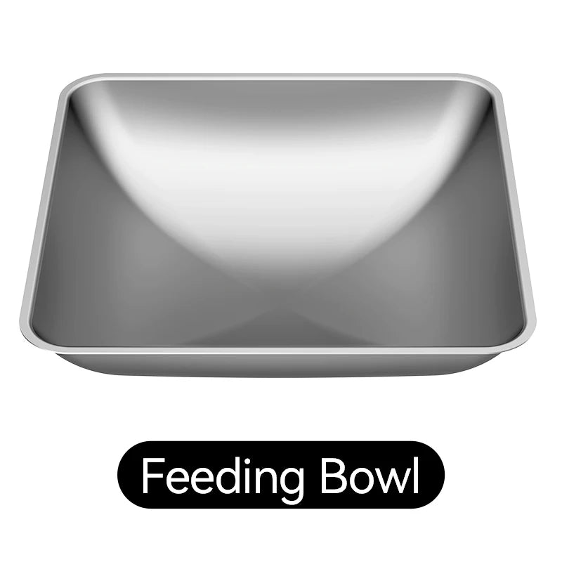 ROJECO Stainless Steel Bowls for 8.5L Automatic Pet Feeder